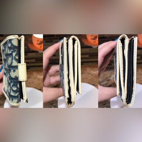 DIOR Trotter #2 Canvas/ Patent Leather Bifold Wallet 😍🔥 - Picture 15 of 17